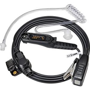 UAYESOK Radio Earpiece for Motorola MOTOTRBO R7, ION Series, MXP600, APX N70 N50 N30, Acoustic Air Tube, Professional-Grade Headset