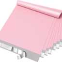 Fuxury Poly Mailers 14.5x19 Inch 50pc Shipping Bags for Small Business Mailing Envelopes for Clothing,Self Seal Shipping Envelopes Waterproof Poly bags Durable Packaging Bags Light Pink