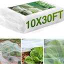 10 X 30FT Garden Mesh Netting Barrier,Plant Fruit Tree Netting for Vegetable Blueberry Bushes Plant Row Cover Screen Protection