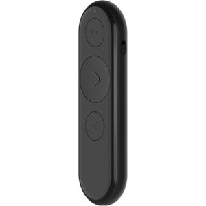Lenovo Portable Rechargeable Presentation Remote, Wireless, Bluetooth, Digital Pointer, Lightweight, 30M Range, Black