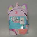 Squishmallows Kids Super Soft Bath/Pool/Beach Soft Cotton Terry Hooded Towel Wrap, 24 in x 50 in