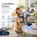 Air FreshenerBlack - for Home, Bedroom, Office and Warehouse - Essential Oil Aroma Diffuser with LED Color Night Light and Soothing Water Flow Sound - for Pets and Smokers.