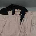 Wangyue Mens Suit 3 Piece Slim Fit Suits for Men Wedding Prom Tuxedo for Men Formal Business Suit (Small, Black-beige)