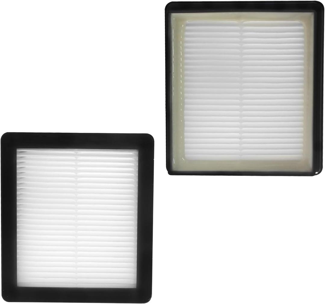 107315 HEPA Vacuum Filter Replacement for ProTeam Twin Pack Filter Compatible with Proteam Super Coach Pro 6, Super Coach Pro 10,ProVac FS 6 and GoFree Flex Pro Vacuum - 2 Pcs