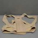 Fit Geno Posture Corrector for Women: Adjustable Lightweight Upper Back Brace for Neck Shoulder & Upper Back Pain Relief - Improve Posture Correct Hunchback Slouching Kyphosis Invisible Under Clothes (M/L Under Bust 32"-45") (Beige)