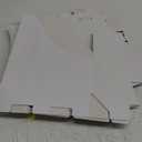 HUAPRINT Magazine File Holder(12 Pack,White)-Folder Holder,Desk File Organizer,Document Holder Box,Magazine Storage Box,With Labels