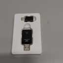 Mini Wireless Carplay Adapter for Apple iPhone, Converts Wired to Wireless Car Play Adapter, CarPlay Dongle Stick for Car(2015+), USB & Type-C Plug & Play for iPhone iOS 10+ Android 11+