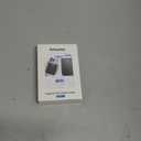 Stronger Magnetic RFID Leather Mag-Safe Card Holder for iPhone 16 Series, Mag-Safe Accessories Stick on Series of iPhone 17/16/15/14/13/12 and Pro/Promax, White