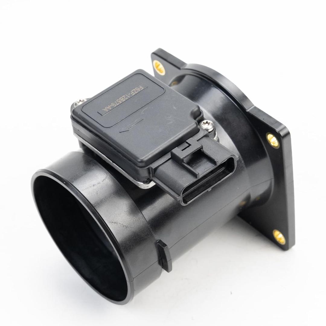 Mass Air Flow Sensor MAF Sensor Compatible with Ford F150 4.2L V6 Heritage Taurus Crown Victoria Contour Lincoln Town Car Sable Cougar Grand Marquis Replaces F6ZF-12B579-AA F6ZF12B579AA