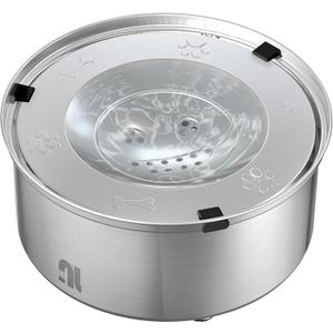 nicelock 3L/0.8 Gallon Dog Water Bowl No Spill, Stainless Steel No Spill Water Bowl for Dogs, Slow Water Dog Bowl, No Splash Dog Water Bowls