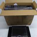 Clemate Upgraded X-Large Shoe Storage Box,12 Pack,Shoe Box Clear Plastic Stackable,Drop Front Shoe Box with Clear Door,Shoe Organizer Containers For Sneaker Display,Fit up to US Size13, Black