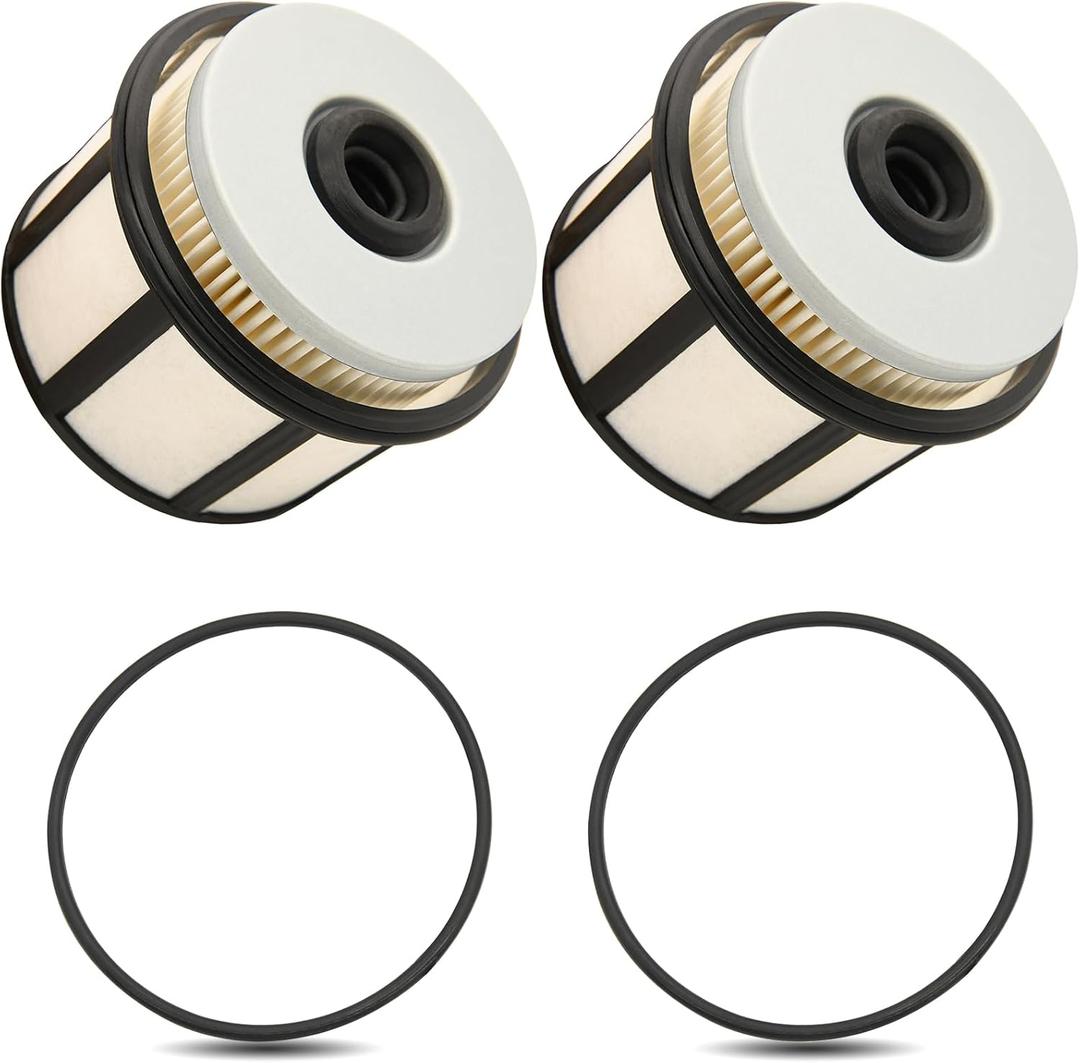 FD4596 Fuel Filter for 7.3l Diesel FD-4596 Fuel Filter Compatible with Ford 1999-2003 F-250/F-350/F-450/F-550 7.3L SUPER DUTY, Replaces FD4596, F81Z9N184AA (2Pack)