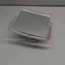 MIRRORVANA Fogless Shower Mirror for Shaving with Upgraded Suction, Anti Fog Shatterproof Surface and 360 Swivel, No Magnification, 6.3" x 6.3" (Chrome)