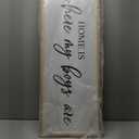 LuZhiQiang Above Bed Love Theme Wall Decor Always Kiss Me Goodnight Sign 40"15" Wood Framed for Master Bedroom Over Bed Wall Art (Black)