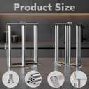 Water Bottle Drying Rack, Cup Drying Rack for Counter, Stainless Steel Tumbler Dryer Stand, Space-Saving Mug & Glass Drying Rack, Heavy-Duty Holder for Cups & Water Bottles (Silver 7 Pegs)