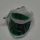 Tarpop 8 Pack Poker Visors Bulk Plastic Bingo Hat Dealer Casino Visors Clear Beach Sunhat for Women Party Outdoor (Green)