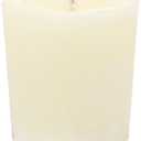 Aroma Naturals Votive Candles with Orange Clove and Cinnamon Essential Oil White Scented, Peace Pearl, 5.5x3.75x2 Inch (Pack of 6)