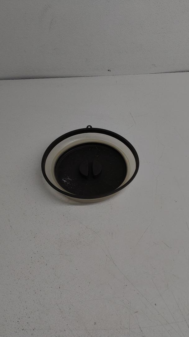 Magnetic Microwave Splatter Cover, Clear Microwave Cover for Food - Vented & Magnetic, 12-inch, Food Grade Plate Cover, BPA Free - Black