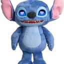 Disney Stitch Just Play Many Moods 14-inch Interactive Plush, 50+ Sounds & Effects, LCD Eyes, Inspired by Disney's New Live-Action Lilo & Stitch Movie, Toy for Fans, Girls, Boys, Kids 3+