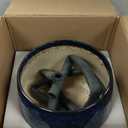 Ceramic Planters Pots, 6+8+10 Inch Plant Pots with Drainage Holes, Modern Flower Pots Indoor Outdoor, Round Large Flower Pots,  - Blue