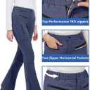 WULFUL Women's Snow Ski Pants Waterproof Insulated Fleece Lined Winter Softshell Hiking Pants (8, Grey)