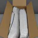 APSMILE Organic Feather Down Pillows Set of 2, King Size Bed Pillows for Sleeping with 100% Cotton Cover, 3-Chamber Hybrid Feather Down Core Pillow Surrounded by Polyester, 20x36 Inches (White)