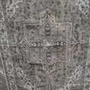 Washable Non-Slip 3x4' Rug - Blush/Beige Traditional Medallion Area Rug for Living Room, Bedroom, Dining Room, and Kitchen - Exact Size: 3x4