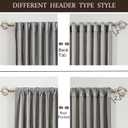 100% Full Blackout Silver Grey Velvet Curtains 108 inch Long for Living Room,Set of 2 Panels Liner Rod Pocket Back Tab Thermal Window Curtains Room Darkening Heavy Decorative Drapes for Bedroom