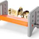 K&H Pet Products Chicken Brooder Heater for Chicks Ducklings, Adjustable Heating Plate for Brooder Boxes, Warms up to 15 Chicks, Chicken Coop Poultry Heating with Safety Light, Small 25 Watts
