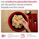 David's Cookies Cranberry Pistachio Biscuits Sweet Sampler Tin - Irresistible Crunch, Snacks And Bakery Treats - Ideal for Snacking And Gifting - Delicious Gourmet Food Gift For All Occasions 9.3oz (EXP 11/22/26)