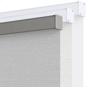SHECUTE Cordless Blackout Roller Shades for Indoor Windows, Blackout Window Blinds for Home Living Room Bedroom and Office, Roller Window Shades with Square Valance (25”W x 72”L, Light Grey)