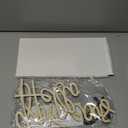 Blulu Hello Gorgeous Wall Decor Sign Hello Gorgeous Wall Art Minimalist Wooden Words Decor for Lash Room, Salon, Vanity or Makeup Room, Bathroom, Bedroom, Office(Black)