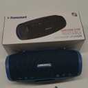 Tronsmart Mirtune S100 Portable Bluetooth Speaker, 50W Punchy Bass & Clear Treble, Retractable Handle, 20H Playtime, IPX7 Waterproof, Customize EQ, Built-in Power Bank for Outdoor, Camping,Beach(Blue)