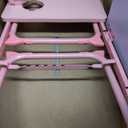 Laptop Desk for Bed Couch, Portable Lap Desk for Laptops, Bed Table for Laptops, Foldable Laptop Stand for Beds, Bed Desk for Writing (Candy Pink)