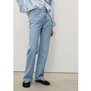 MATILDA MEDIUM-RISE STRAIGHT-FIT JEANS, Size US 4