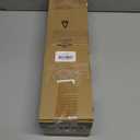 White Boho Curtain Rods for Windows, 1" Adjustable Decorative Heavy Duty Long Window Treatment Rods 66 to 120 inch with Pinecone Twine Finials, Rustic Farmhouse Drapery Pole for Bedroom