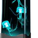 Jellyfish Lamp Lava Lamp, Multi-Color Jelly Fish Night Light, 6 Color Mode, Spring Easter Gifts for Kids and Adults, Home Deco for Room Mood Light for Relax