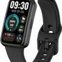 Fitness Tracker for Men & Women with 1.47” HD Display, Heart Rate & SpO2 Tracking, Sleep & Activity Monitor, 100+ Sports Modes, 3ATM Waterproof Smart Band, Works with Android & iOS, Black