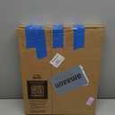 Mayfair Linden Slow Close Toilet Seat, Non Slip Heavy Duty Wood, Easy Install, Round, White