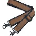 Wide Purse Strap Adjustable Replacement Crossbody Bag Strap Silver Hardware Shoulder Straps