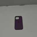 Apple iPhone 16 Pro Silicone Case with MagSafe and Camera Control: Lightweight Phone Case, Wireless Charging Compatible, Smooth Matte Finish; Plum