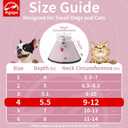 Agape Soft Dog Cone for Small Dogs & Cats, Comfy Dogs Recovery Collar After Surgery, Adjustable E Collar Alternative to Stop Licking, Protective Elizabethan Cones for Pup&Kitty, Comfortable Dog Cones (Pink)