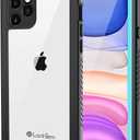 Lanhiem for iPhone 11 Pro Waterproof Case, 360 Full Body Protection Underwater Dirtproof Shockproof Clear Cover with Built-in Screen Protector for iPhone 11 Pro 5.8 Inch (Blue)