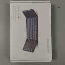 Samsers Foldable Bluetooth Keyboard with Touchpad, Full-Size Wireless Portable Travel Folding Keyboard for iOS Android Windows Mac OS, Support 3 Devices (BT5.1 x 3), Pink