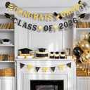 2026 Graduation Party Decorations, Funny Banner for Congratulation Party Decor Supplies, Party Photo Booth Backdrop for College High School PhD Nurse Law School Graduations Wall Decorations