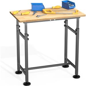 WALMANN Heavy Duty Adjustable Height Workbench 32" x 18"