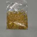Keychain Rings Kit for Crafts Gold, PAXCOO Includes 100Pcs Split Key Ring with Chain, 100pcs Jump Rings and 100pcs Screw Eye Pins for Resin Keychain Making