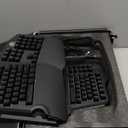 Cloud Nine C989M Ergonomic Mechanical Keyboard for PC - Kailh Tactile Brown Switches - RGB Light Up LED Backlit with USB - Ergo Split Key Board with Macro