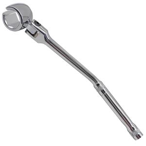 7/8" 22mm O2 Oxygen Sensor Wrench with Contour Handle and Flexible Head, Compatible with Most Vehicles for Removal Install, Universal Automotive Maintenance Socket Spanner