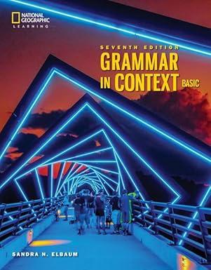 Grammar in Context Basic: Student's Book (Grammar in Context, Seventh Edition)
